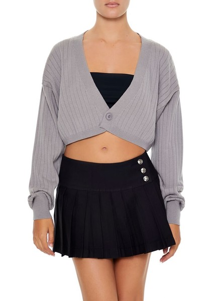 Fitilli Crop Hırka