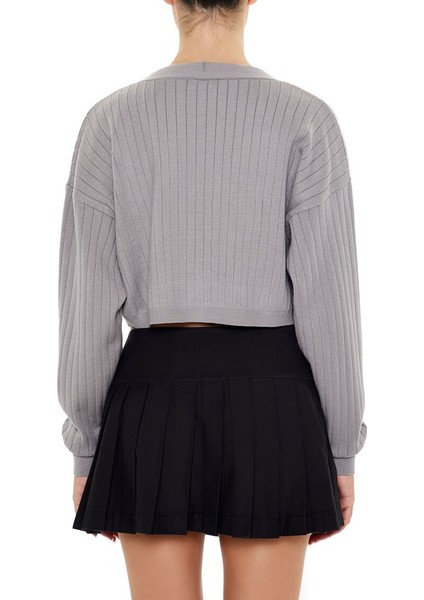 Fitilli Crop Hırka