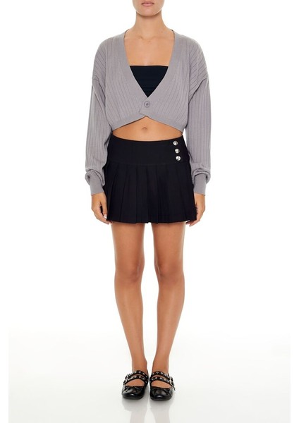 Fitilli Crop Hırka
