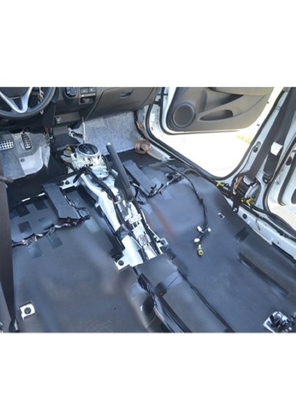 Oto Ses Isı Yalıtım Malzemesi Flexi Kauçuk Sünger Yapışkanlı 9mm Kalın 60CMX10MT