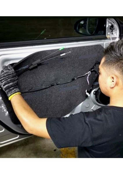 Oto Ses Isı Yalıtım Malzemesi Flexi Kauçuk Sünger Yapışkanlı 9mm Kalın 60CMX10MT