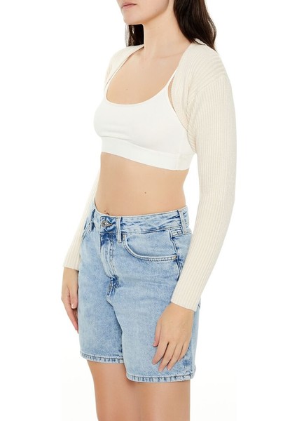Fitilli Shrug Hırka