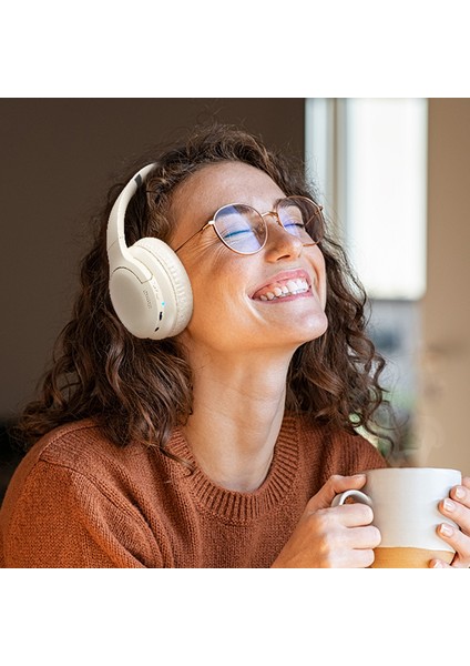 Wekome M11 Enjoyer Serisi Anc Akıllı Gürültü Önleyici Kablosuz Kulaklık Bluetooth Kulaklık-Siyah (Yurt Dışından)