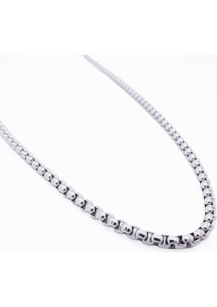 316L Çelik Unisex Geçişli Zincir 3.5 mm 60 cm ZN-200