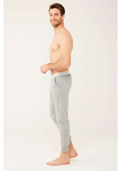 18470 Erkek Tek Alt Gri Eşofman modelleri