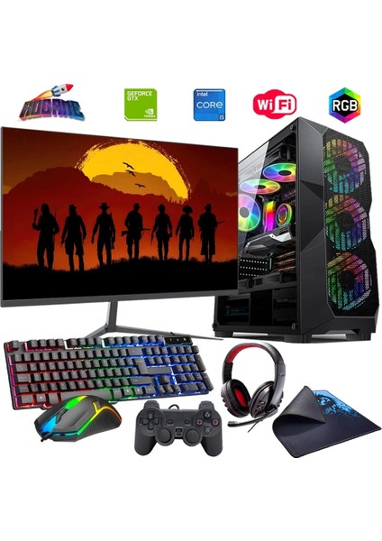 I5 13400F 16GB Ddr4 480SSD 4gb GTX1650 27" 165Hz Mon. Oyun Bilgisayarı (Gaming Set)