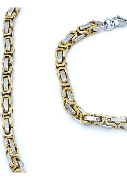 316L Çelik Iki Renkli Erkek Set SET-135 modelleri