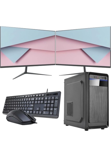 I5 14400 16GB 480GB SSD Çift 21.5" Monitörlü Ev ve Ofis Bilgisayarı (Business)