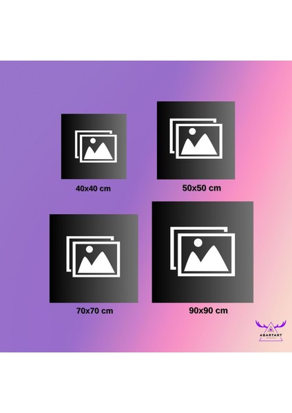 Tekli Kare Kanvas Çocuk Odası Müzik Dinleyen Koala Tasarımı modelleri