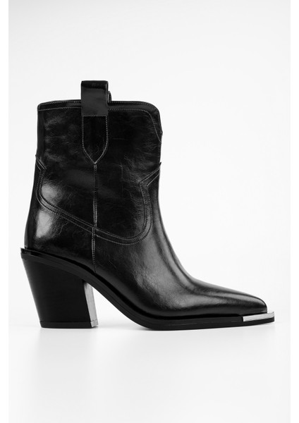 Kadın Bronc Siyah Cilt Kovboy Bot