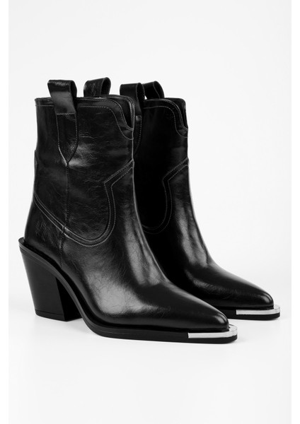 Kadın Bronc Siyah Cilt Kovboy Bot fiyatları