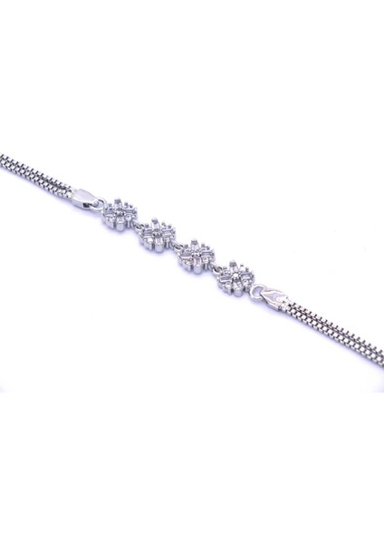 316L Çelik Zirkon Taşlı Kadın Bileklik BLK-795 fırsatları