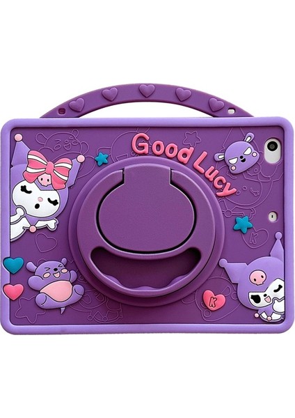 Apple iPad Pro 11 3. Nesil 2021 Kılıf Cute Dolls Standlı Eğlenceli 3D Karekterli Çocuk Kılıfı A2377 A2499 A2301 A2460