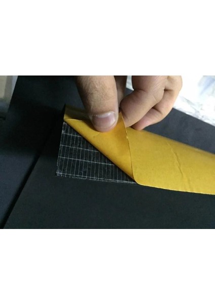 Oto Ses Isı Yalıtım Malzemesi Flexi Kauçuk Sünger Yapışkanlı 6mm Kalın 70CMX10M