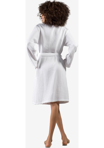 Cocoon %100 Pamuk Premium Bornoz Beyaz fırsatları