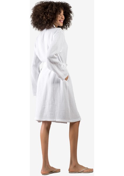 Cocoon %100 Pamuk Premium Bornoz Beyaz indirimleri