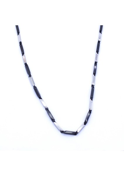 316L Çelik Çift Renkli 55 CM Erkek Zincir ZN-229 indirimleri
