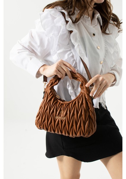 Nakışlı Modern Tasarım Taba Çapraz Kadın Çantası