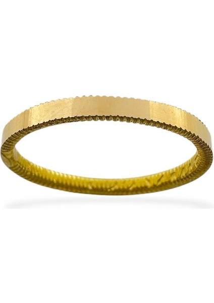 22 Ayar Altın Oluksuz Düz Ajda Yüzük Alyans Çok Şık