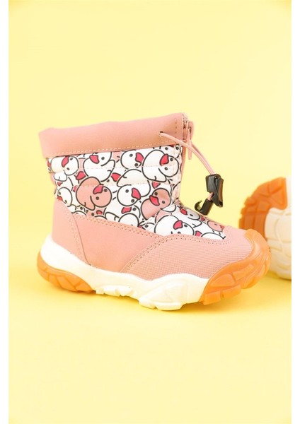 22-30 Numara Kız Çocuk Pembe Renk Melon Kar Botu