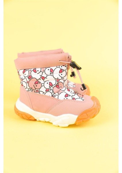 22-30 Numara Kız Çocuk Pembe Renk Melon Kar Botu