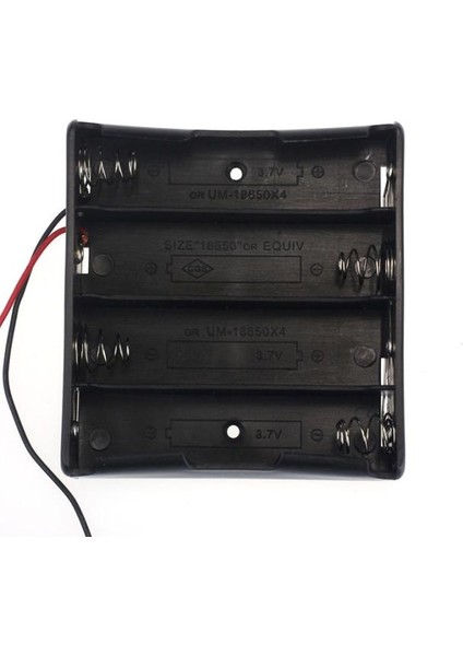 2 Adet 18650 Pil Yuvası 4 Pil Için ( Seri Bağlı )