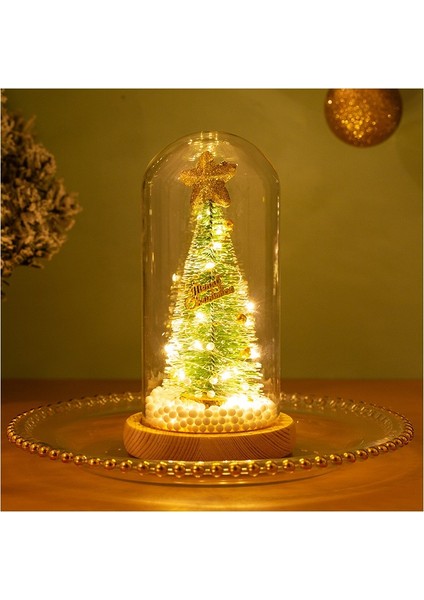 Muchen Noel Ağacı Cam Kapağı Yaratıcı Parlayan Noel Cam Kapağı Süsler Noel Hediyesi (Yurt Dışından) fiyatları