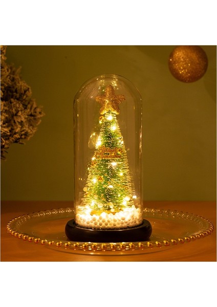 Muchen Noel Ağacı Cam Kapağı Yaratıcı Parlayan Noel Cam Kapağı Süsler Noel Hediyesi (Yurt Dışından) fırsatları