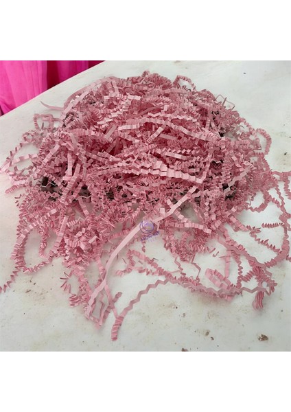 Pembe Kırpık Kırpıntı Z Zigzag Pelur / Kırpıntı Kağıt / 100 gr / Süs Dolgu Malzemesi