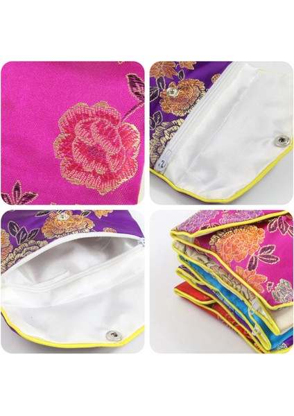 10X Takı Saklama Torbaları Ipek Çin Geleneği Kese Çanta Hediyeler Mücevher Organizatör (Rastgele Renk) (Yurt Dışından) fırsatları