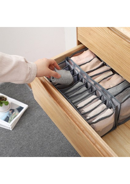 3 Adet 1 Takım Yatak Odası Dolap Organizatör Çorap Külot Ev Ayrı Iç Çamaşırı Saklama Kutusu Sutyen Katlanabilir Çekmece Organizatör (Yurt Dışından) indirimleri