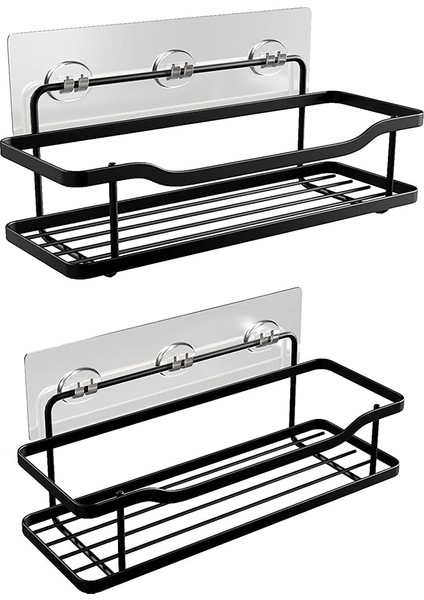 Yapışkanlı Duş Sepeti, Duş Rafı, Iç Duş ve Banyo Depolama Için Paslanmaz Duş Organizatörü (Yurt Dışından)