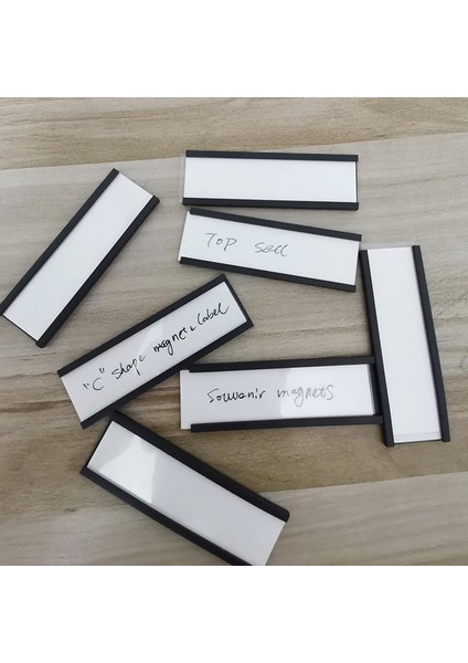 30PCS Magnetic Label Holders,sign And Ticket Holder,holders For Metal Shelf Label Organization, Whiteboard (Yurt Dışından) fırsatları