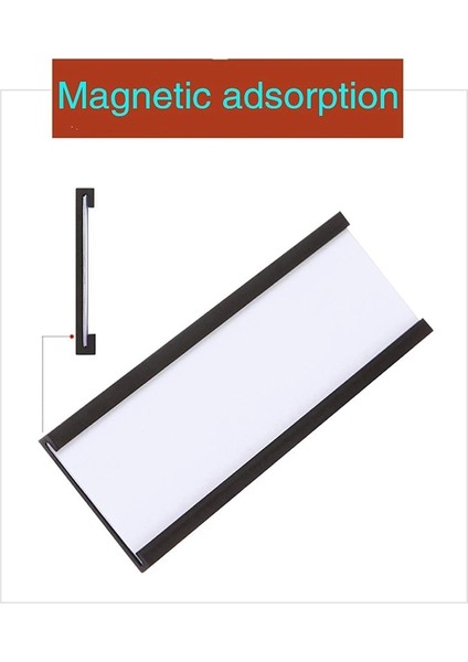 30PCS Magnetic Label Holders,sign And Ticket Holder,holders For Metal Shelf Label Organization, Whiteboard (Yurt Dışından) indirimleri