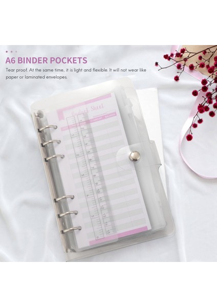 38 Adet Bütçe Organizatör Bağlayıcı Nakit Zarf Sistemi, Çıkartmalar, Bütçe Sayfaları, Pvc Çantalar, Para Planlayıcısı Için, Beyaz (Yurt Dışından) fiyatları