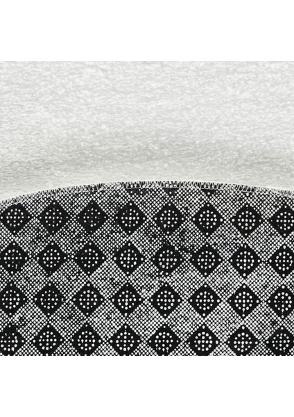 Sare By Kaşmir Halı Cosy Daily Yuvarlak Beyaz 100 x 100 cm