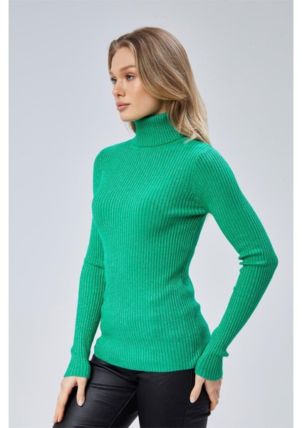 Simli Balıkçı Yaka Triko modelleri