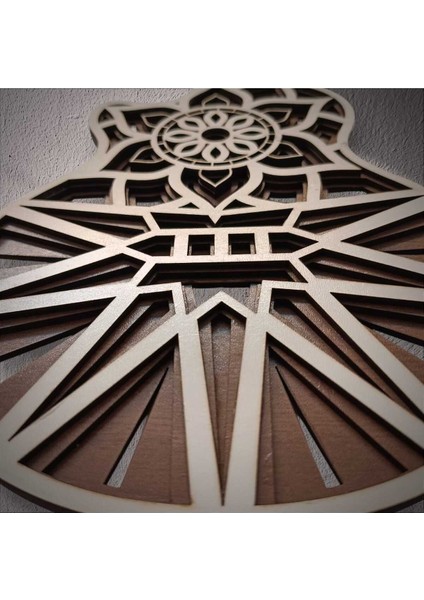 Mandala Gitar Duvar Süsü