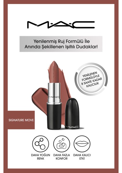 Lustreglass Lipstick SheerShine Ruj - SIGNATURE MOVE 3GM