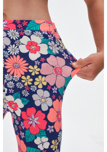 Neon Garden Kız Çocuk Desenli Yazlık Tayt modelleri