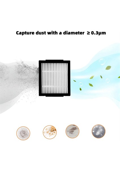 Irobot Roomba J7+/j7 Plus Robot Süpürge Için Yedek Parçalar Kauçuk Fırçalar + Paspas Pedleri + Hepa Filtreler (Yurt Dışından) fiyatları