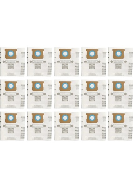 Shop Vac 5-8 Galon Vakum Tipi E/h 90661 906-61 9066100 Için Toz Torbaları Tek Kullanımlık Toplama Filtre Torbaları Yedek (Yurt Dışından)