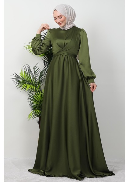 Çapraz Kuşaklı Abiye Açık Haki fırsatları