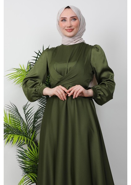 Çapraz Kuşaklı Abiye Açık Haki indirimleri