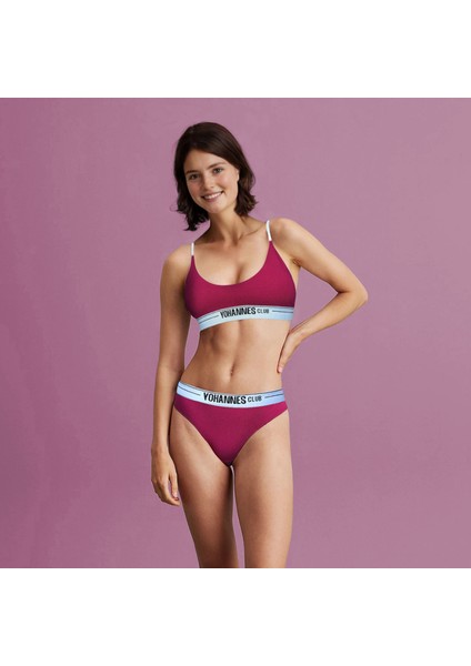 Yohannesclub, Kadın, Iç Çamaşırı Takımı, (Bralet-Slip), Pembe/fuşya fiyatları