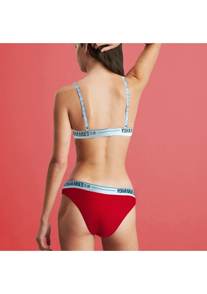 Yohannesclub, Kadın, Iç Çamaşırı Takımı, (Bralet-Slip), Kırmızı modelleri