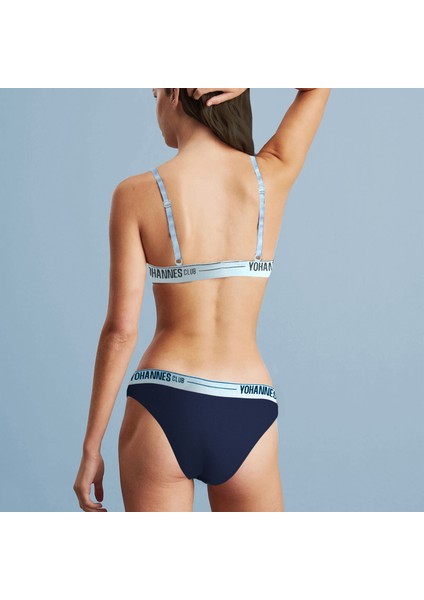 Yohannesclub, Kadın, Iç Çamaşırı Takımı, (Bralet-Slip), Lacivert
