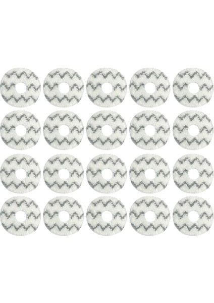 Ecovacs Deebot X1 Omni Turbo Robot Süpürge Parçaları Için 20 Adet Yedek Aksesuarlar Bükülmüş Paspas Bezi (Yurt Dışından)