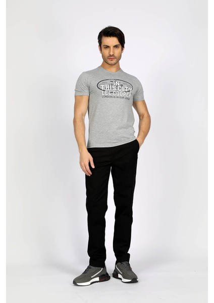 Normal Bel Slim Fit Siyah Erkek Chino Pantolon 242 Lcm 221016 New Chıno 2 Siyah