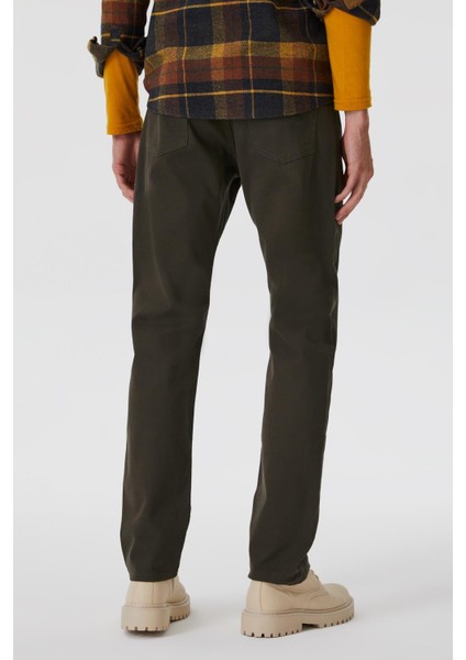 Normal Bel Slim Straight Haki Erkek Chino Pantolon 241 Lcm 221002 Jagger Hakı
